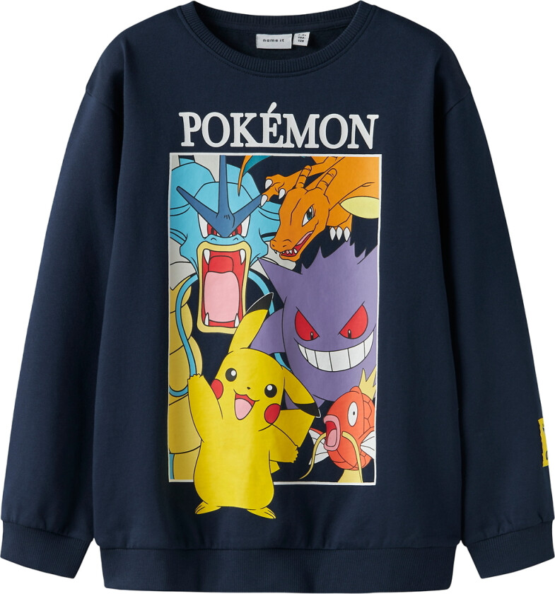 Bilde av Collegegenser - NkmJobi - Pokémon - Navy Blazer - - 9-10 år (134-140) - Collegegenser