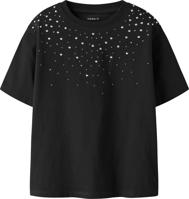 T-skjorte - NkfBea - Black - - 7-8 år (122-128) - T-skjorte