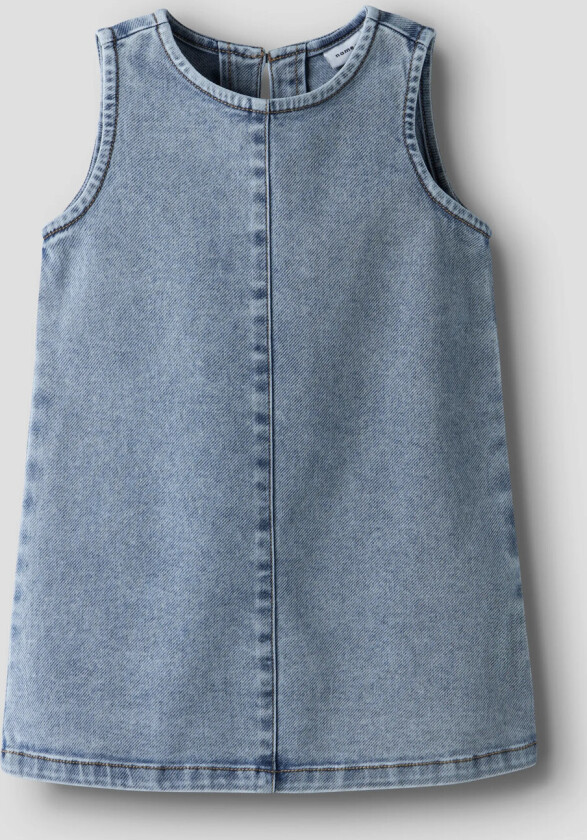 Nmfamelia Sl Dnm Dress 2188-Gy T - Blue - 116