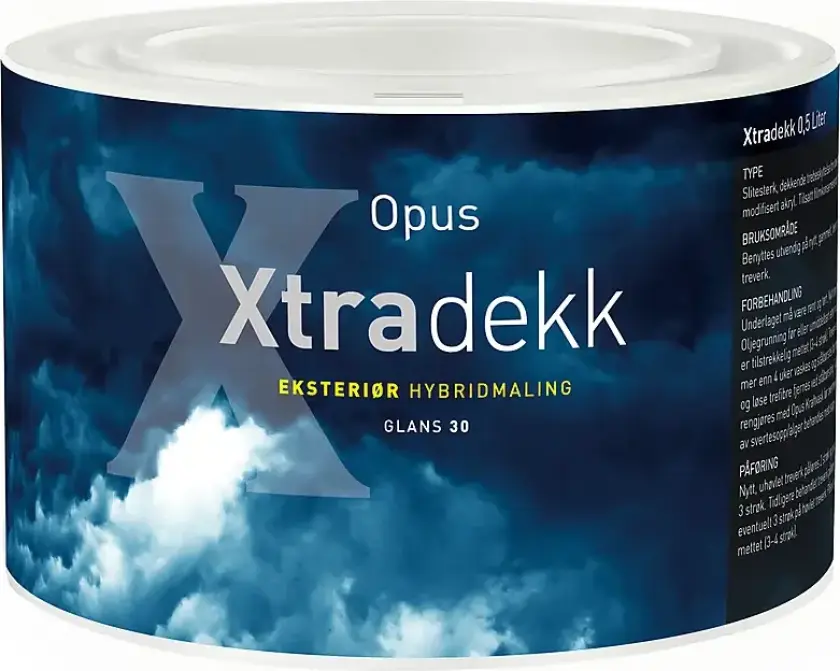 Xtradekk Eksteriør Hybridmaling 30 Fargeprøve B-base 0,45L