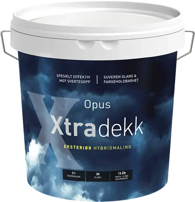 Xtradekk Eksteriør Hybridmaling 30 Oksydrød 2,7L