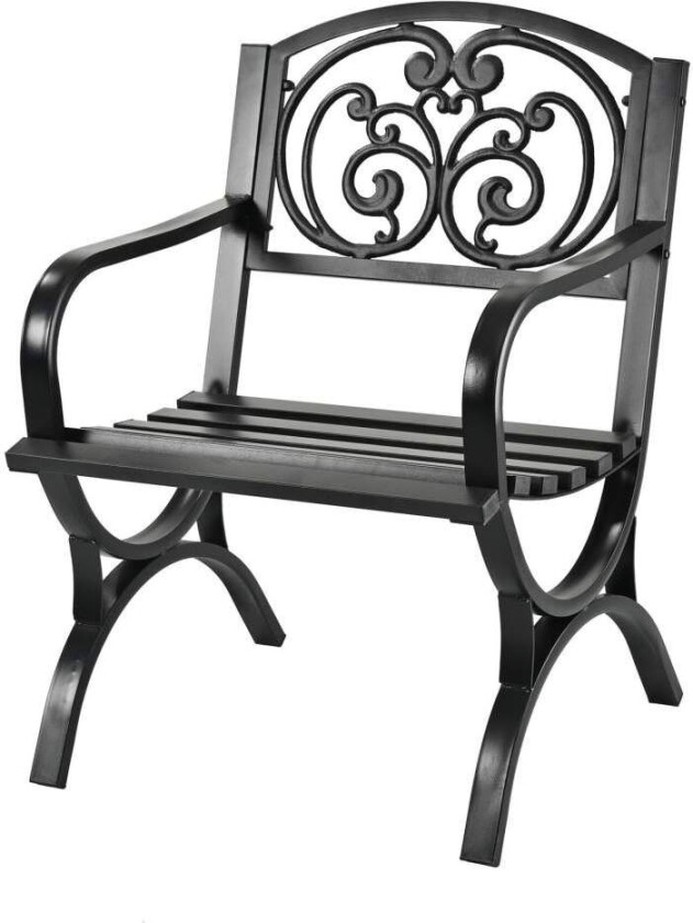 Antikk hagestol i metall – Vintage design, komfortable sitteplasser