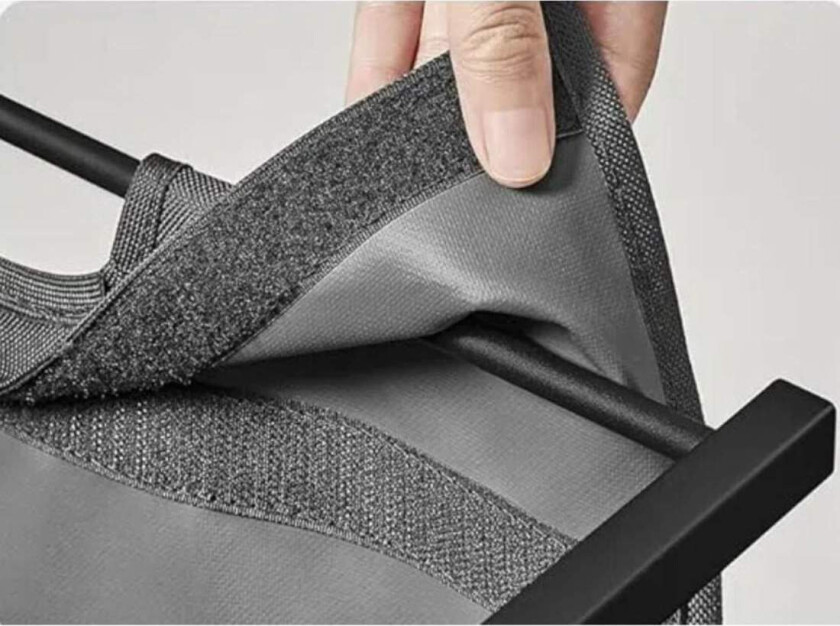 Skittentøyskurv med hylle – avtakbart fôr, metallramme