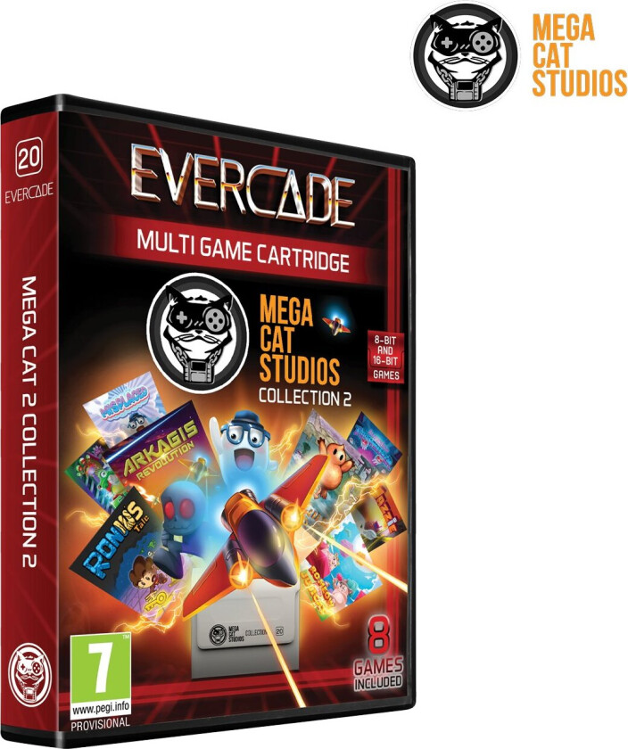 Evercade Mega Cat 2 Cartridge