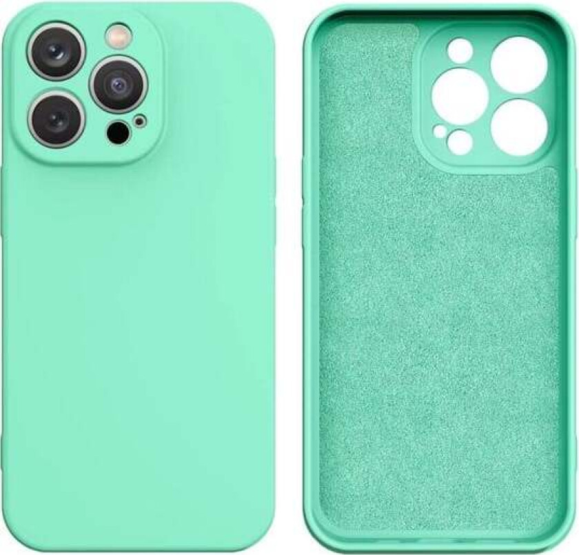 Silicone Case for iPhone 13 Pro Max Silicone Cover Mint Green