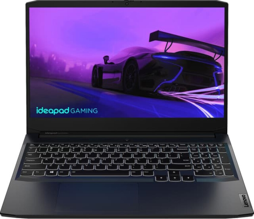 IdeaPad Gaming 3 i5-11/16/512/3050Ti/120Hz 15.6" bærbar gaming-PC