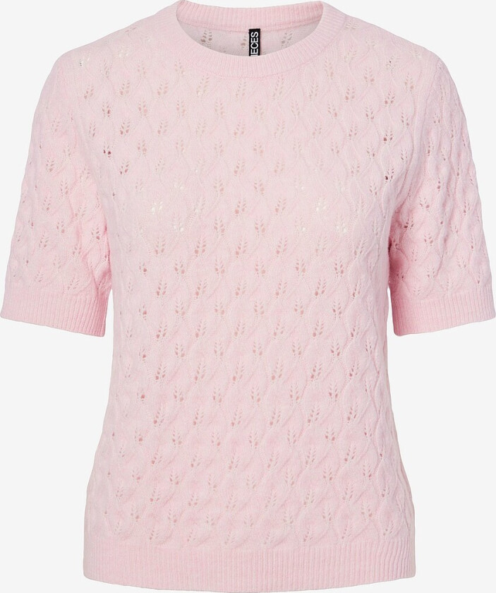 Genser pcLelou SS O-neck Knit - Rosa