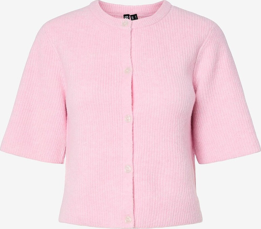 Kardigan pcSilly SS O-neck Knit Cardigan - Rosa