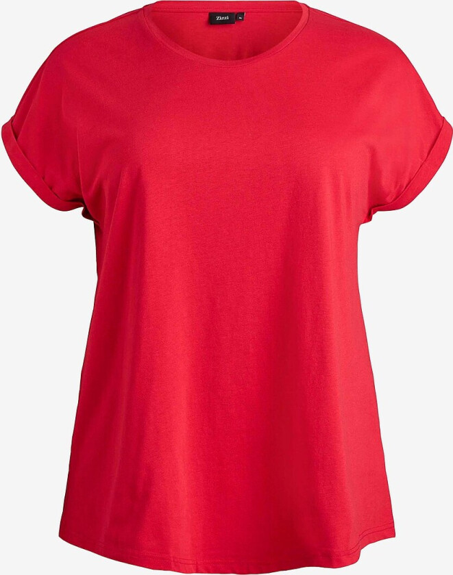 Topp mKatja S/S Loose Tee - Rød