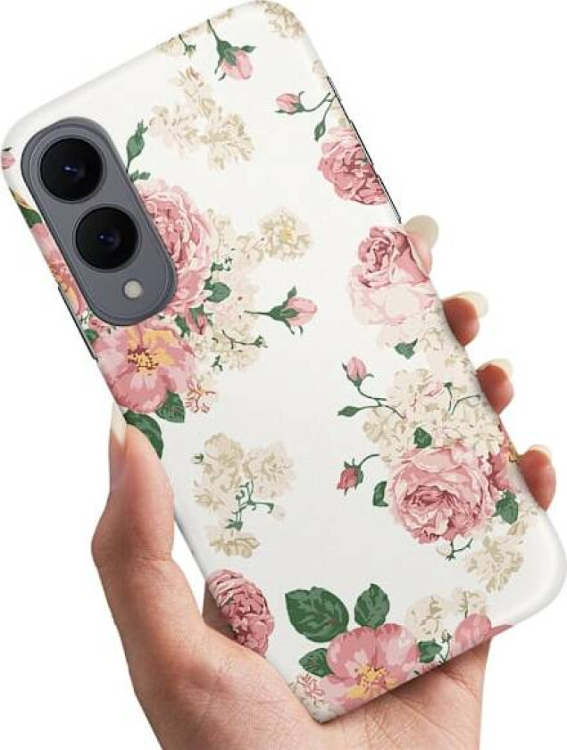 Samsung Galaxy S25 Edge - Deksel/Mobildeksel Retro Blomster