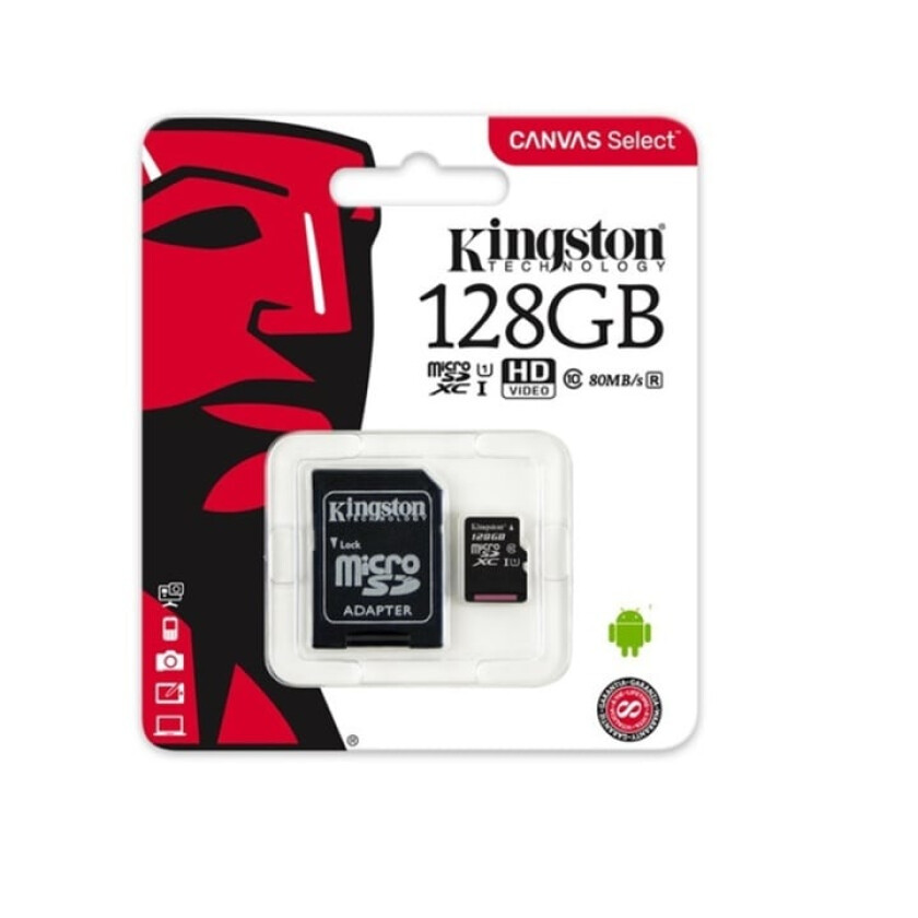 Canvas Select Minneskort microSDXC (128GB) + Adapter