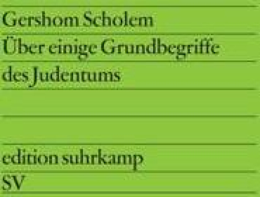 Über einige Grundbegriffe des Judentums