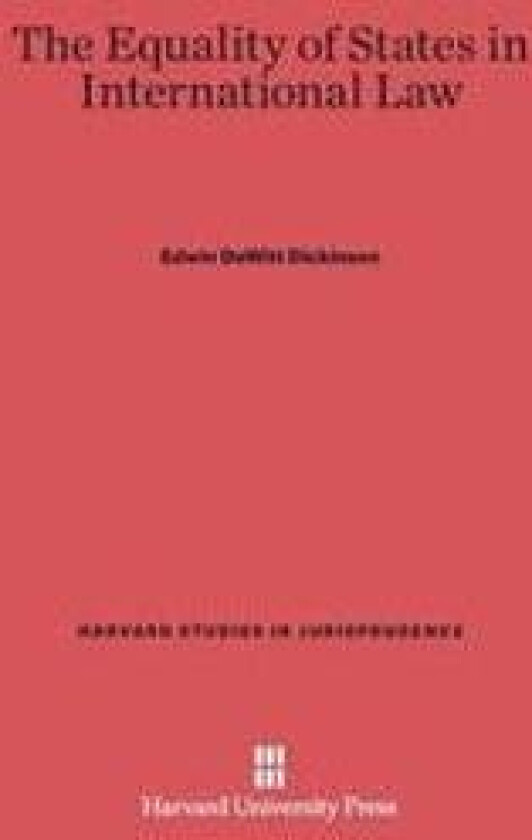 The Equality of the States in International Law