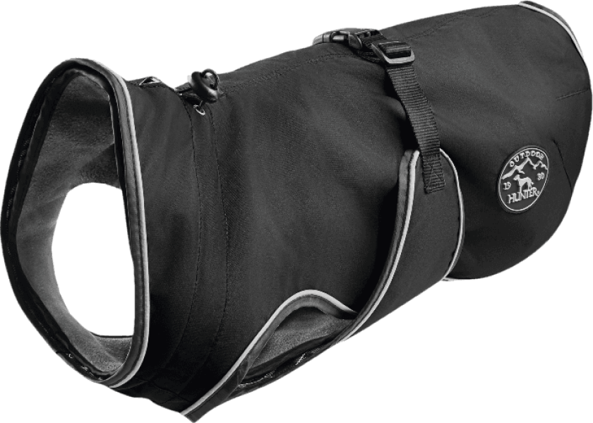 Dog Coat Uppsala 2in1 Detachable Lining Black 65 cm - Hund - Hundeklær & potesokker - Hundedekken & regndekken - Hunter