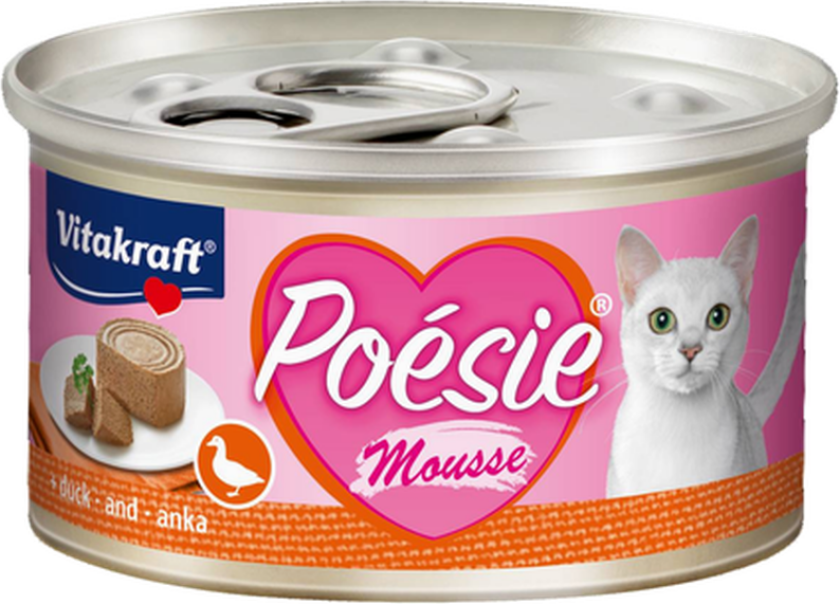 Poesie Mousse Anka 85 g - Katt - Kattefôr & kattemat - Våtfôr og våtmat - Vitakraft