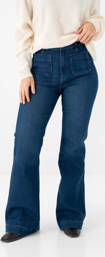 Madison HW Pocket FL DNM GEN533 Mørkblå denim 25/32