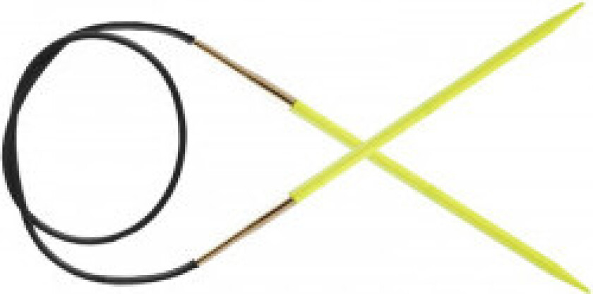 Trendz Akryl rundpinner 60cm 3.75mm / 23.6in US5 Fluorescerend