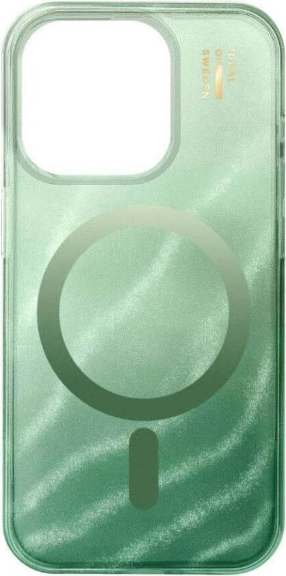 iPhone 15 Pro iDeal Of Sweden Clear Deksel - MagSafe Kompatibel - Sage Green