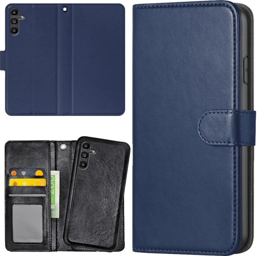 Samsung Galaxy A13 5G/A04s - Lommebok Deksel Mørkblå