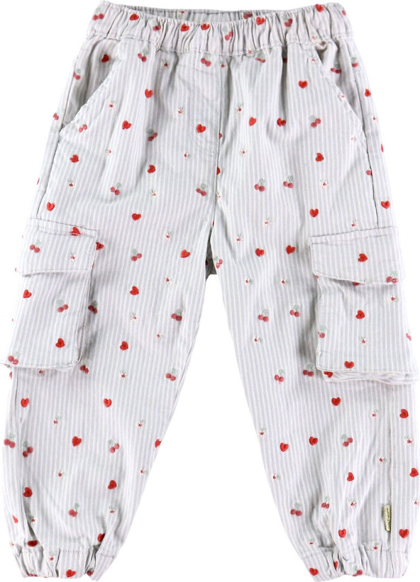 Bukser - HcTammy Stripes - Litt Blue - - 8 år (128) - Bukser - bomull