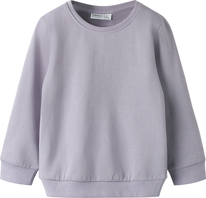 Collegegenser - NmnSeli - Lavender Grå - - 4 år (104) - Collegegenser
