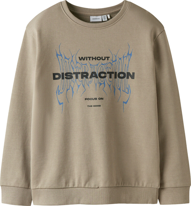 Collegegenser - NkmByron - Vintage Khaki - - 13-14 år (158-164) - Collegegenser