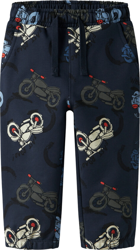 Joggebukser - NmmBrett - Navy Blazer - - 3 år (98) - Joggebukse