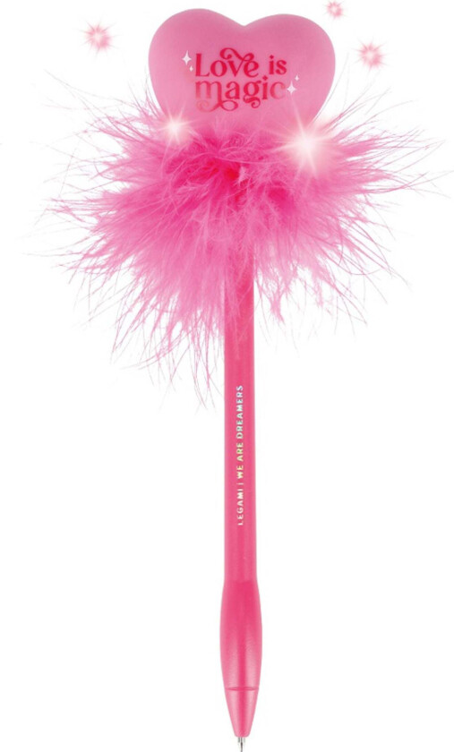 Kulepenn med Lampa Hjerte