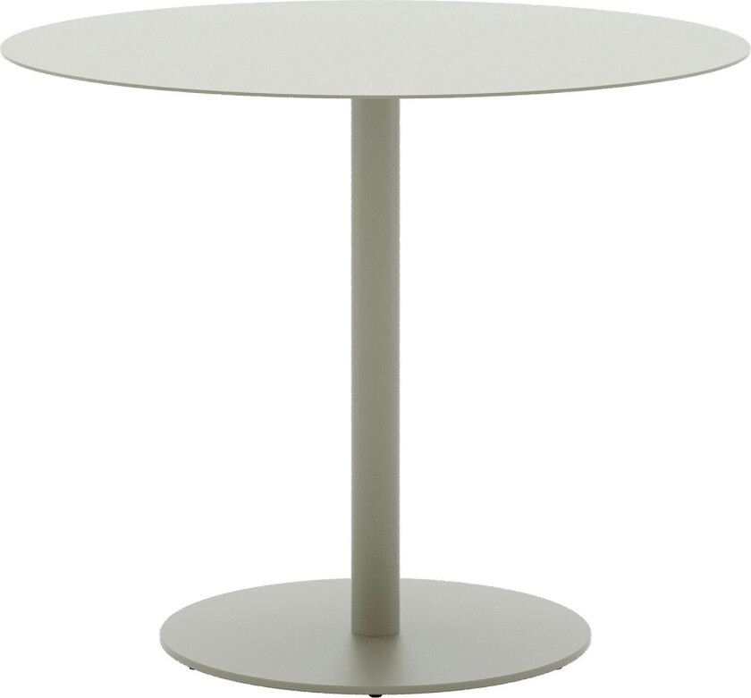 May Bistrobord Ø90 Cm Lysegrå - Hagebord Stål Lys Grå - 43231