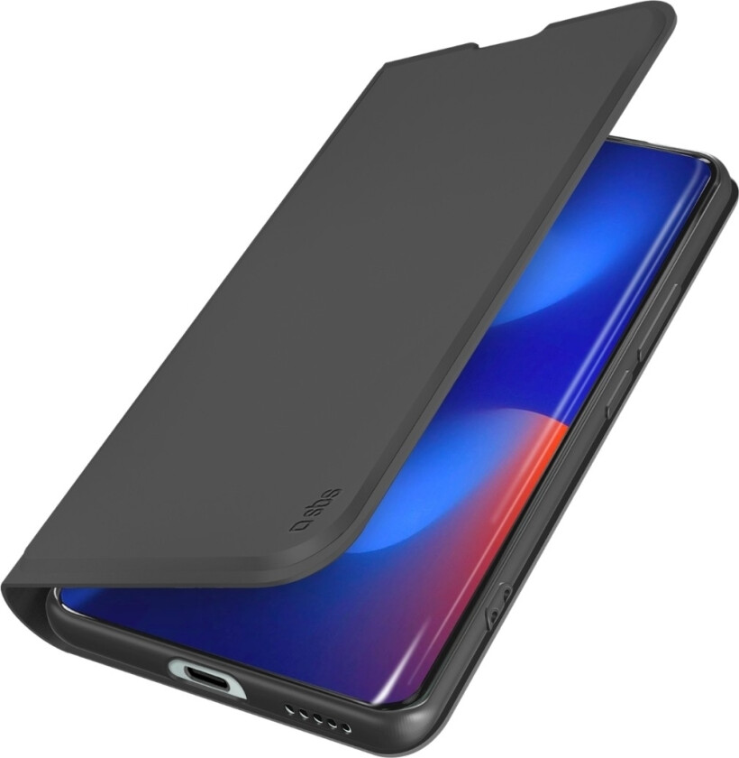 Smooth lommebokdeksel Xiaomi Redmi Note 15, svart