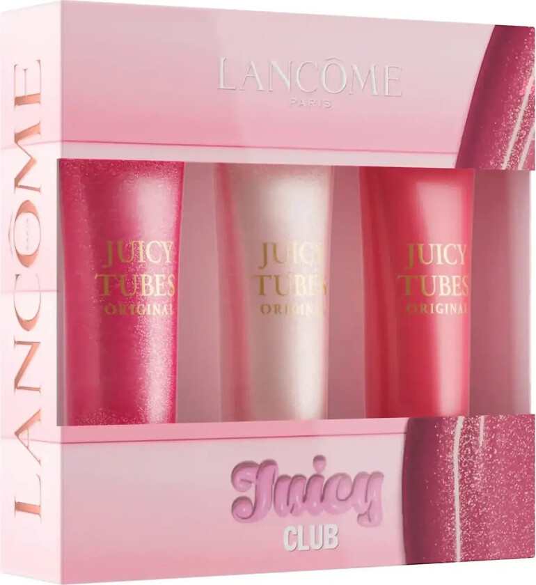 Juicy Club Lip Set - Juicy Tubes Mini Trio Gloss - Pink - 1 PCE