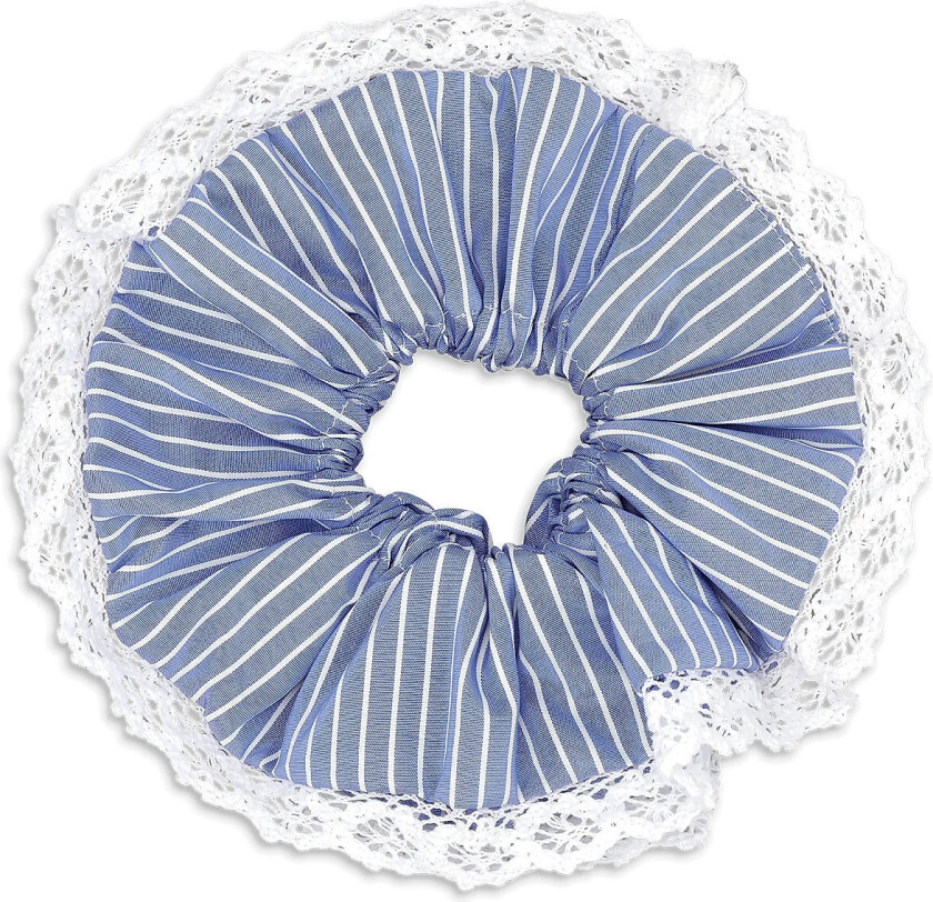 Blueberry Lace Scrunchie - Blue - ONE SIZE