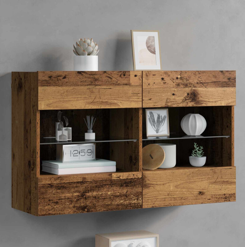 TV Veggskap Gamle tre 98,5 x 30 x 60,5 cm Konstruert tre