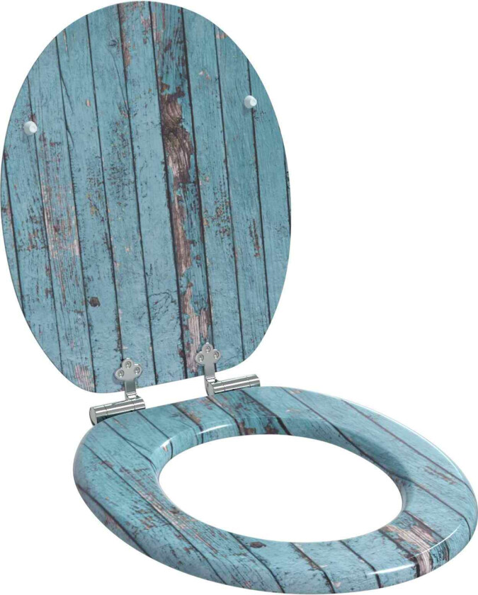 Toalettsete Blå 43,8 x 37,8 cm MDF-plater