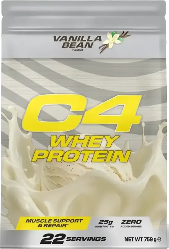 C4 Whey Protein - 759g/770 g - Vanilla Bean