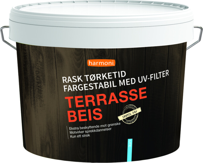 Terrassebeis hvitkalket 9l