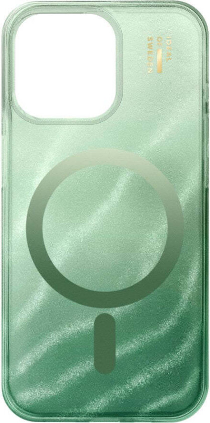 iPhone 15 Pro Max iDeal Of Sweden Clear Deksel - MagSafe Kompatibel - Sage Green