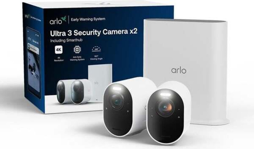 Ultra 3 Overvåkningskamera, 2-pakning