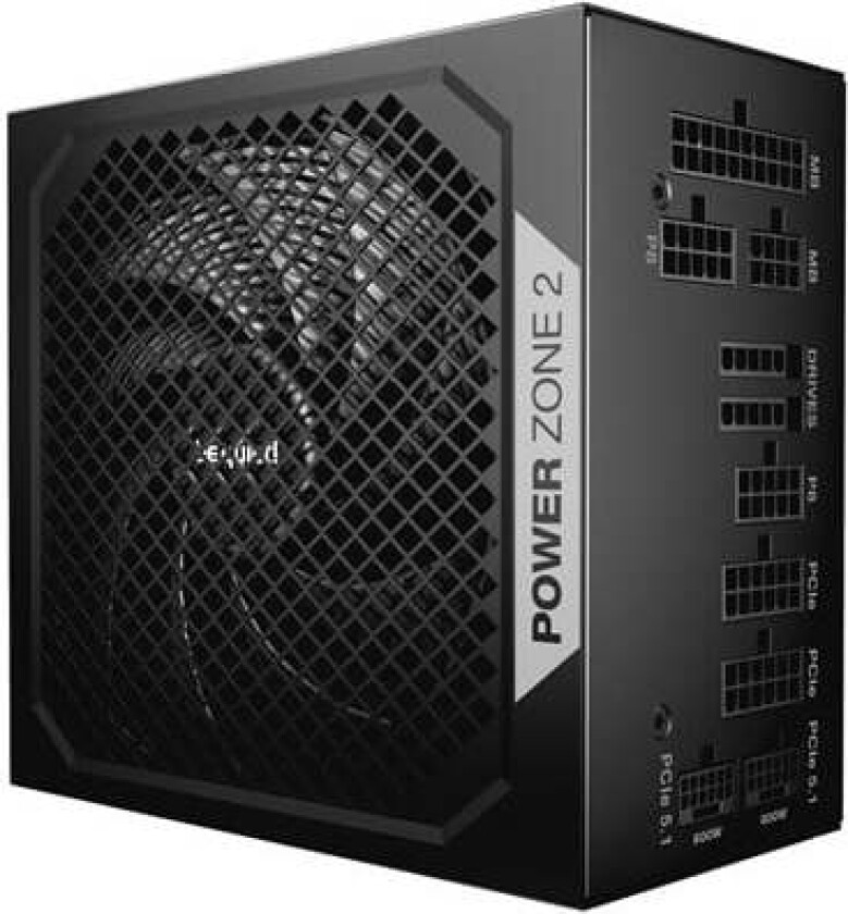 POWER ZONE 2 1200 Strømforsyning (PSU) - 1200 Watt - 140 mm - ATX 3.1 - 80 Plus Platinum sertifisert