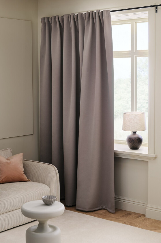 Mørkleggingsgardin Lynne Wide 1-pakning - Beige