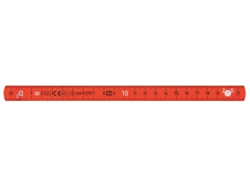 2 meter elektriker tommestokk