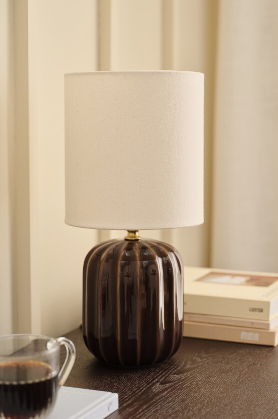 Bordlampe Gianna - Brun