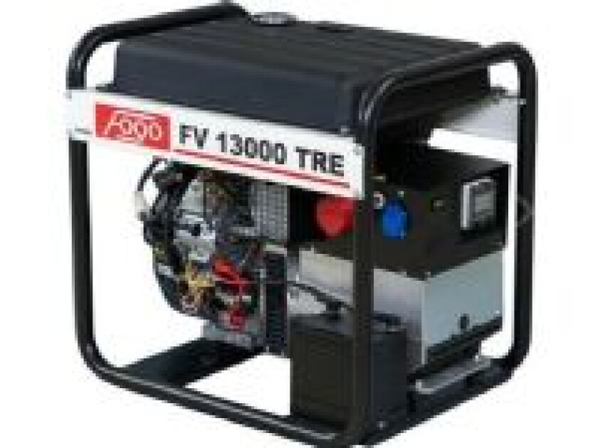 FOGO BÆRBAR STRØMGENERATOR FV13000 TRE 400V - 12,5kWA / 230V - 5,4kW STAB.SPENNING, BRIGGS