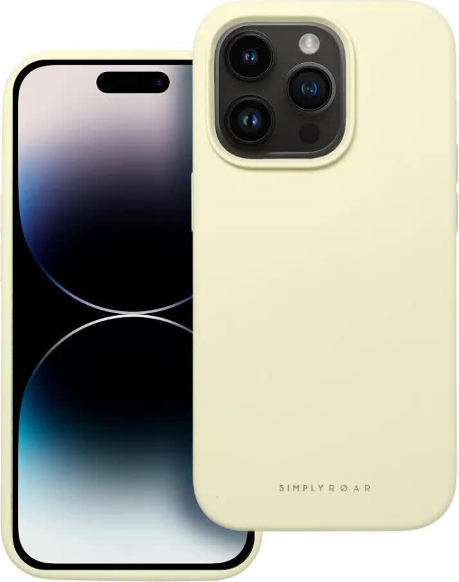 ROAR Cloud Skin Deksel for iPhone 17 - Lysegul