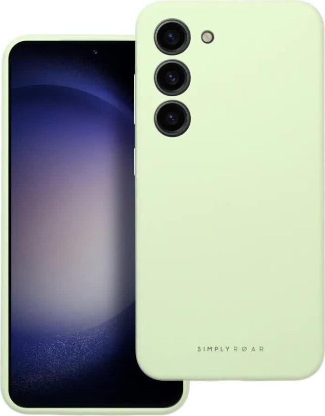 ROAR Cloud Skin Deksel for Samsung Galaxy S25 FE - Lys Gr??nn