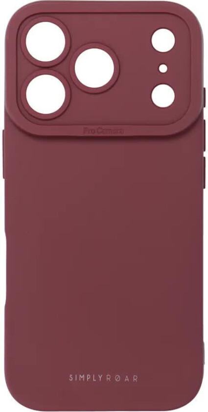 ROAR Luna Deksel for iPhone 17 Pro - R??d