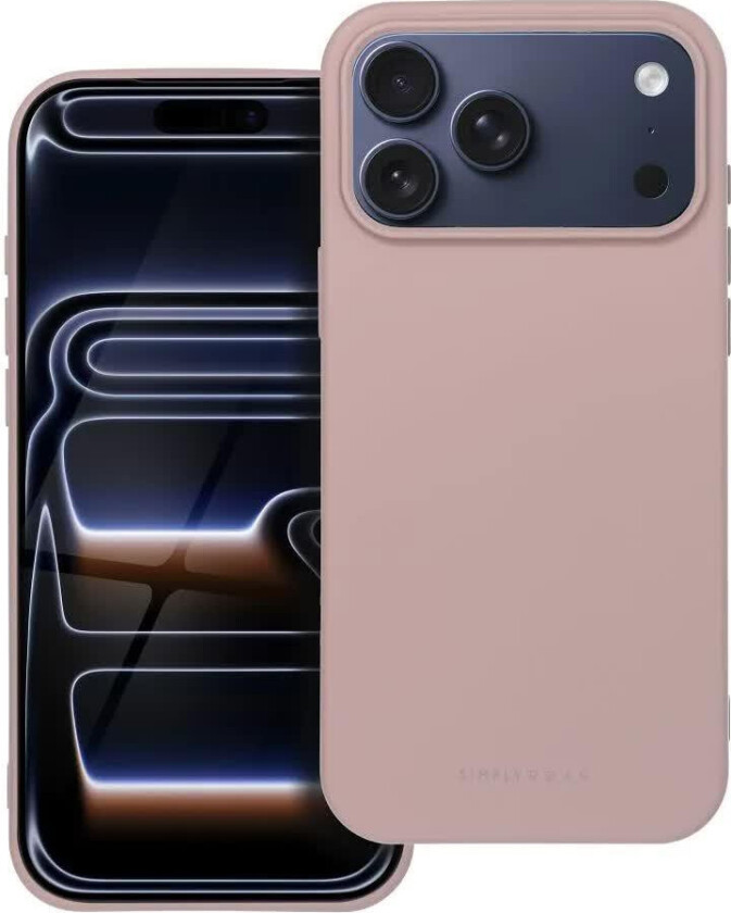 ROAR Space Deksel for iPhone 17 Pro Max - Powder Pink