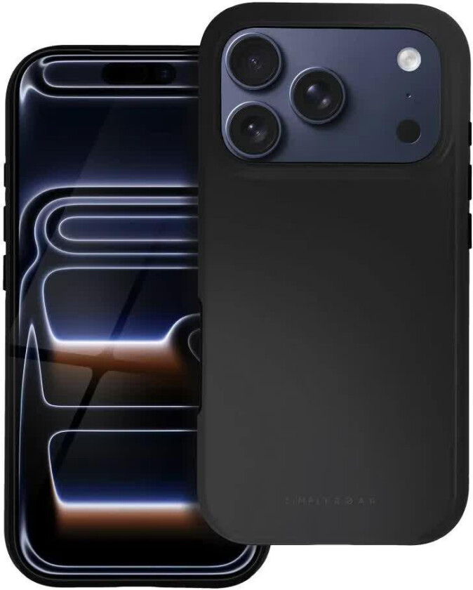 ROAR Rainbow Bumper MagSafe Deksel for iPhone 17 Air - Svart