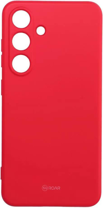 ROAR All Day Fargerikt Jelly-deksel til Samsung Galaxy S25 - Hot Pink