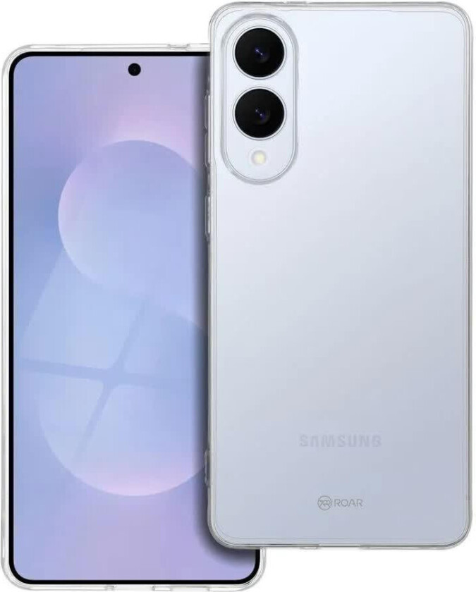 ROAR All Day Colorful Jelly Deksel for Samsung Galaxy S25 Edge - Transparent